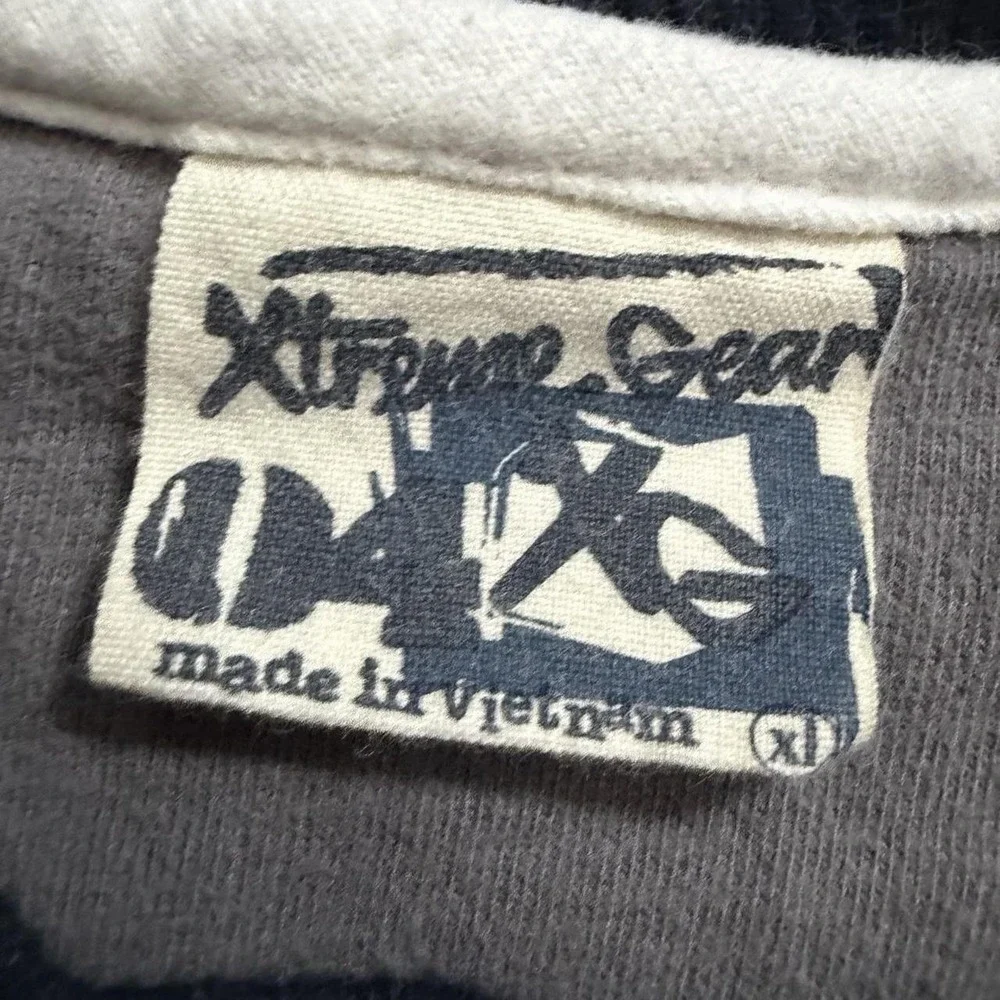 Xtreme Gear Striped Long Sleeve Shirt Men's Size XL Skate Surf Ski Y2K 2000s